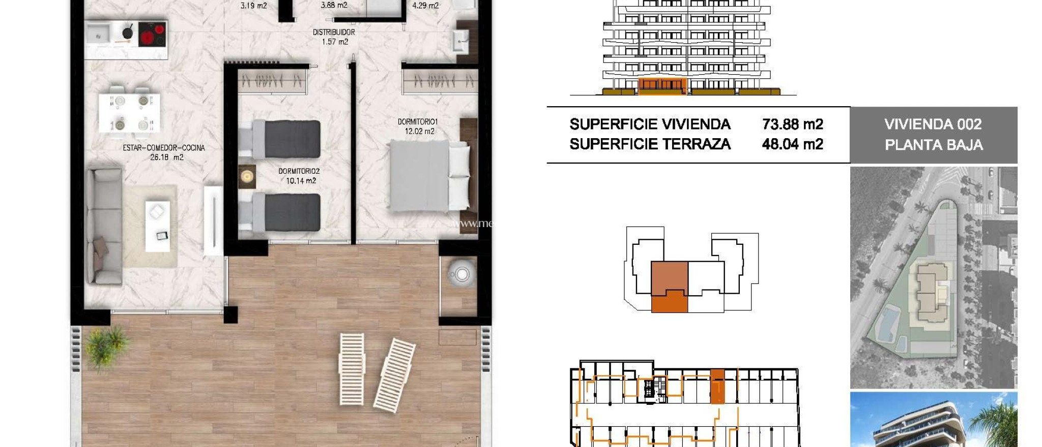 Obra Nueva - Apartamento - Guardamar del Segura - Puerto