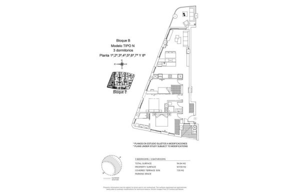 Obra Nueva - Apartamento - La Manga del Mar Menor - 1ª Linea Del Mar Mediterraneo