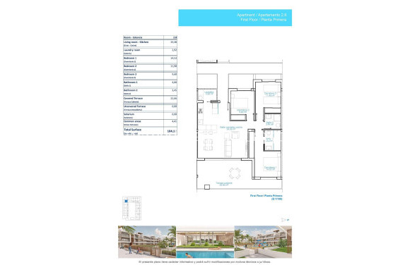 Obra Nueva - Apartamento - Pilar de la Horadada - Playa de las Higuericas
