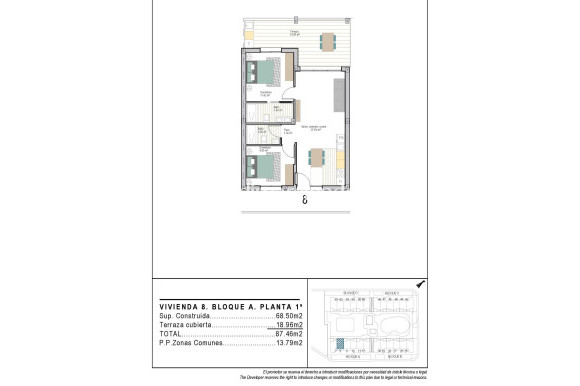 Obra Nueva - Apartamento - Torre Pacheco - San Cayetano