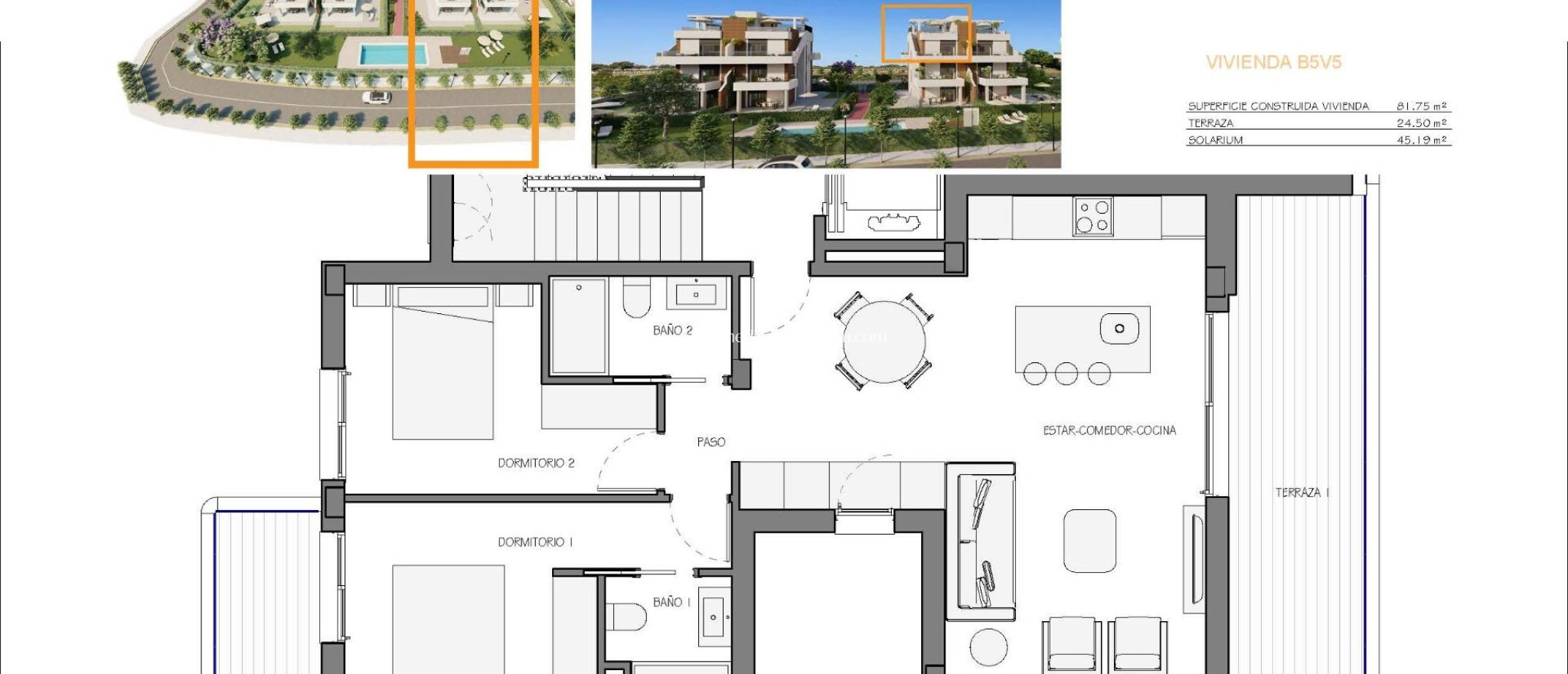 Obra Nueva - Ático - Fuente Álamo - Hacienda del Alamo