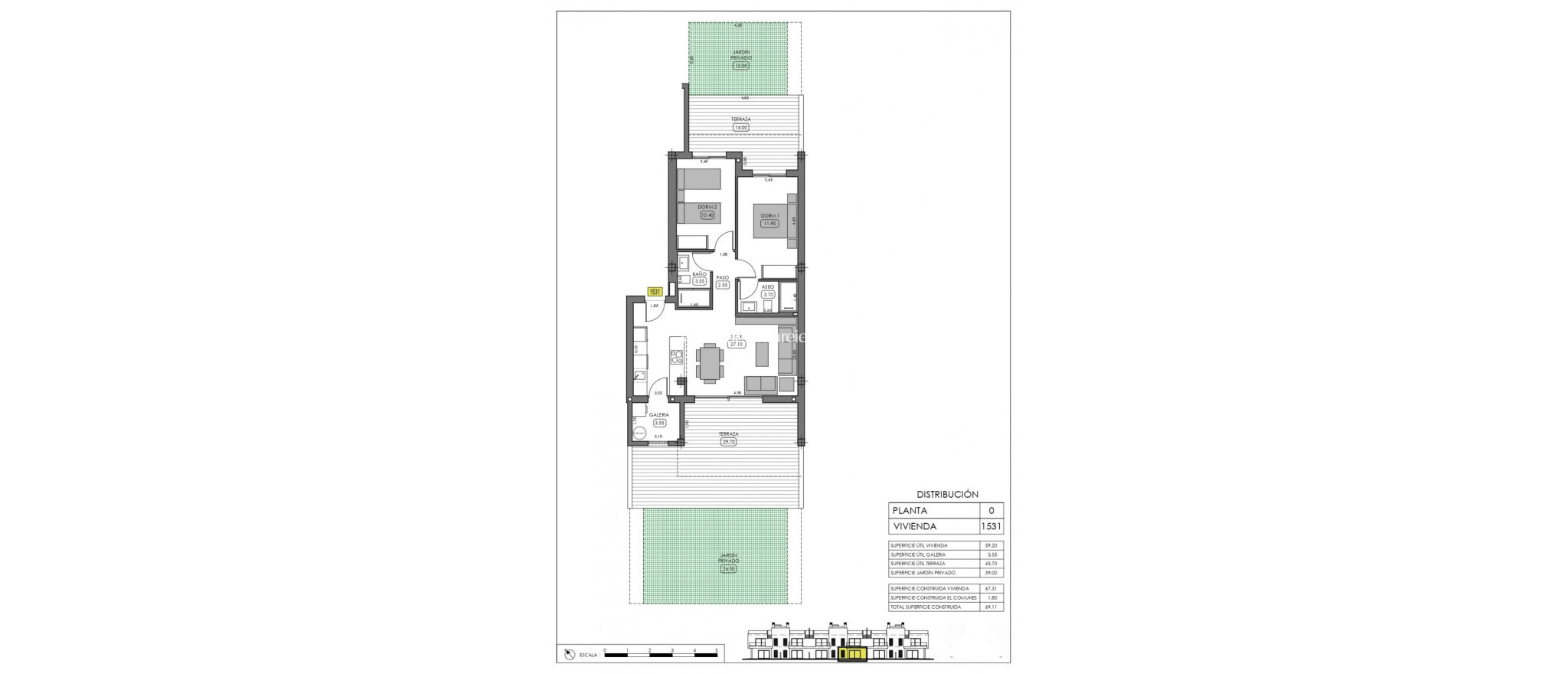 Obra Nueva - Bungalow - Algorfa - La Finca Golf