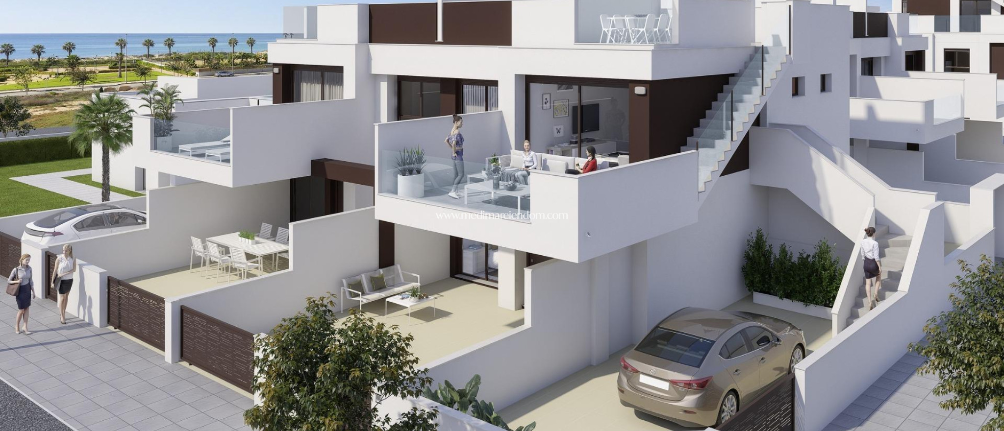 Obra Nueva - Bungalow bajo - Pilar de la Horadada