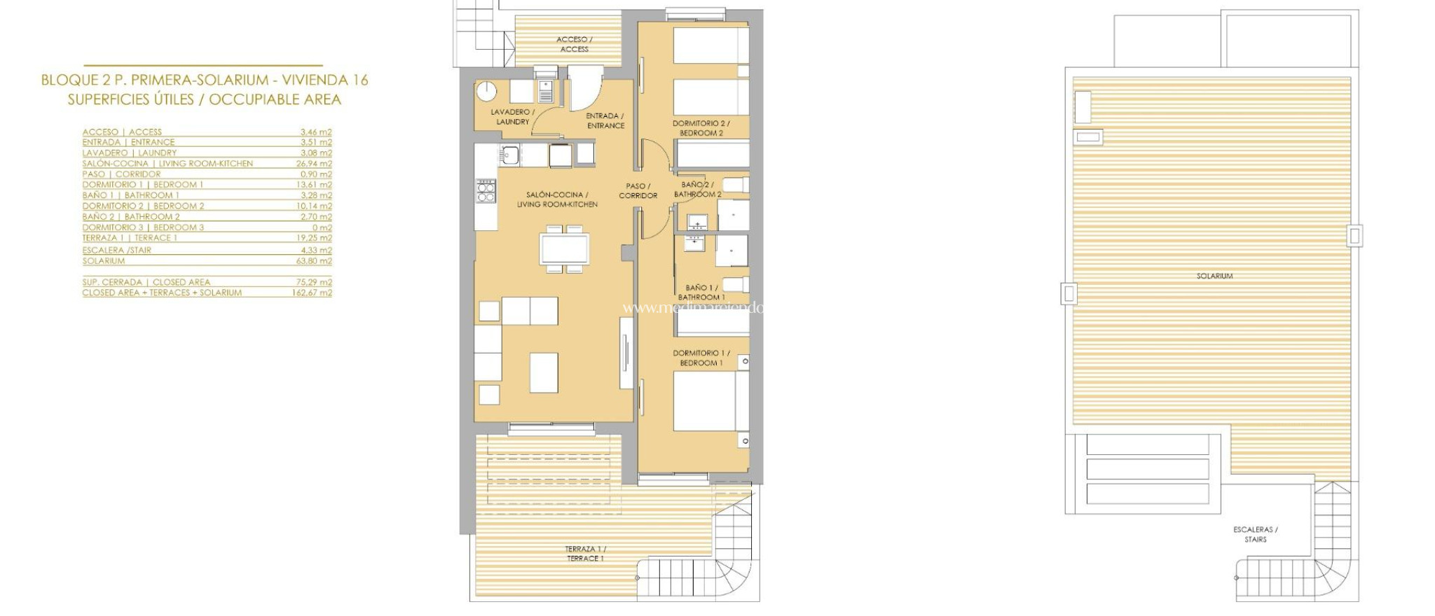 Obra Nueva - Bungalow en el último piso - Orihuela - Vistabella