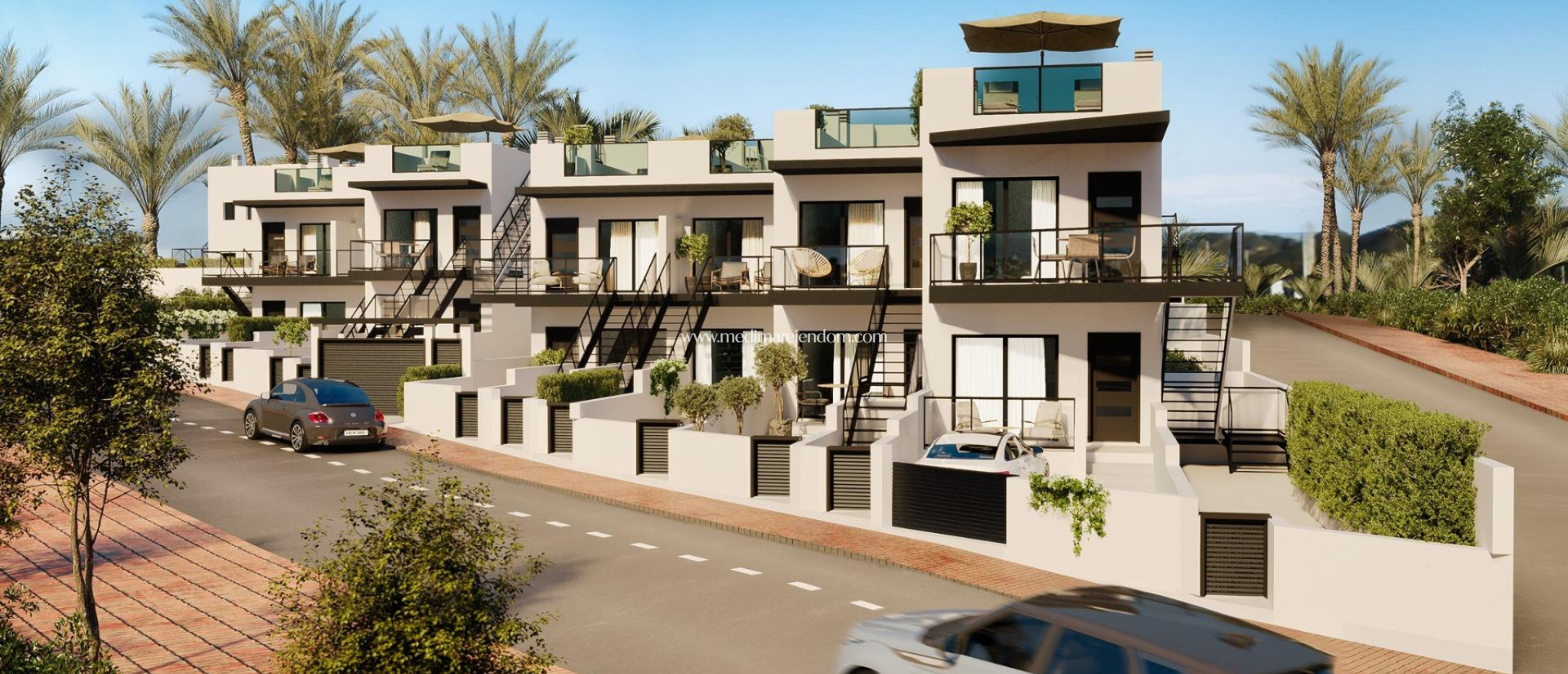 Obra Nueva - Bungalow en el último piso - Puerto de Mazarron - Playa Negra