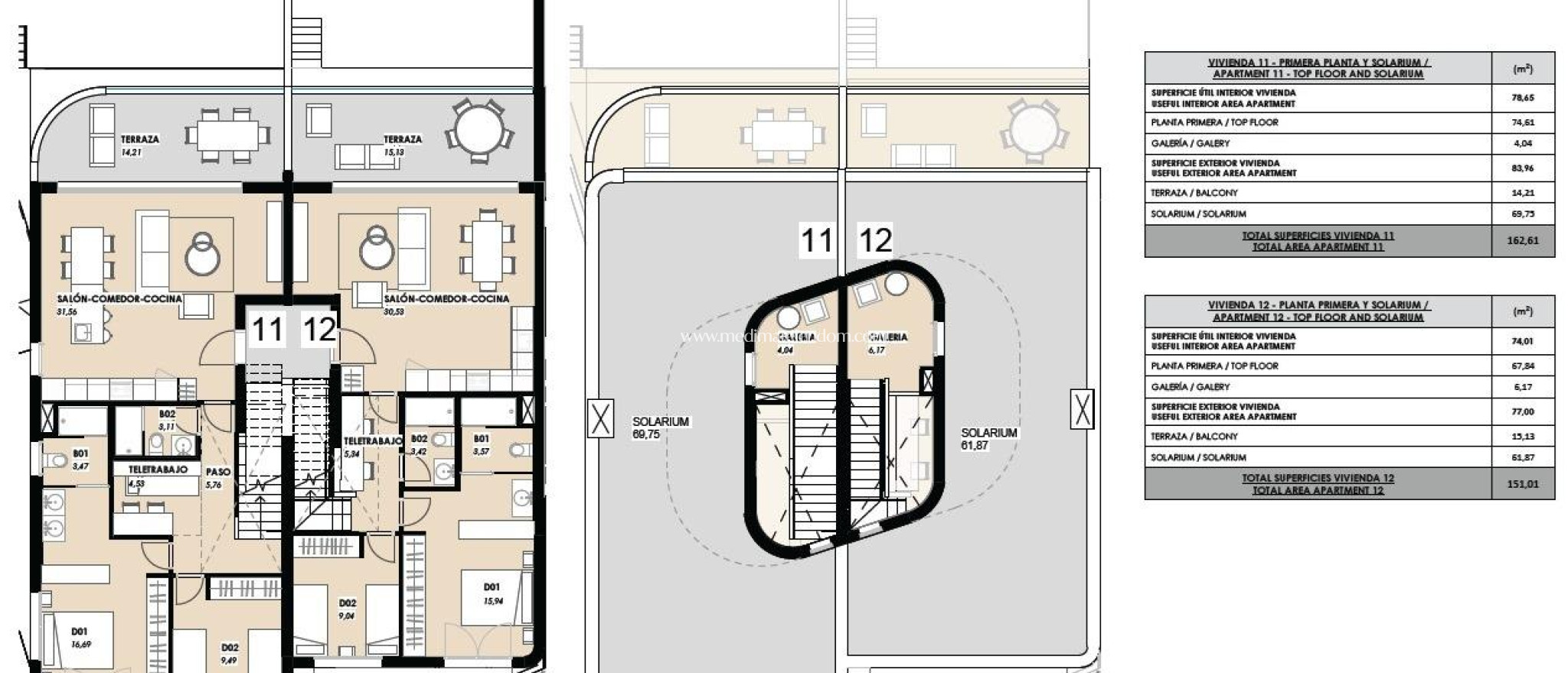 Obra Nueva - Bungalow en el último piso - Torrevieja - La Mata-La Manguilla