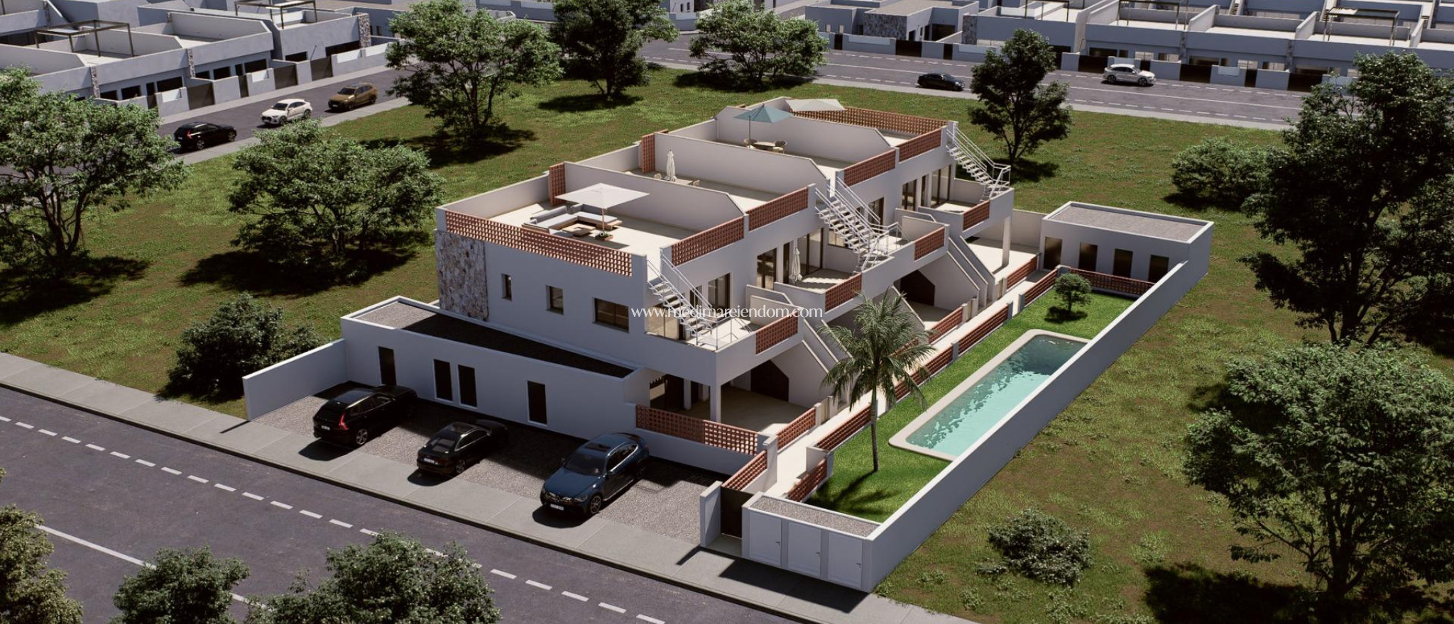 Obra Nueva - Bungalow - Pilar de la Horadada - Parque del Mediterraneo
