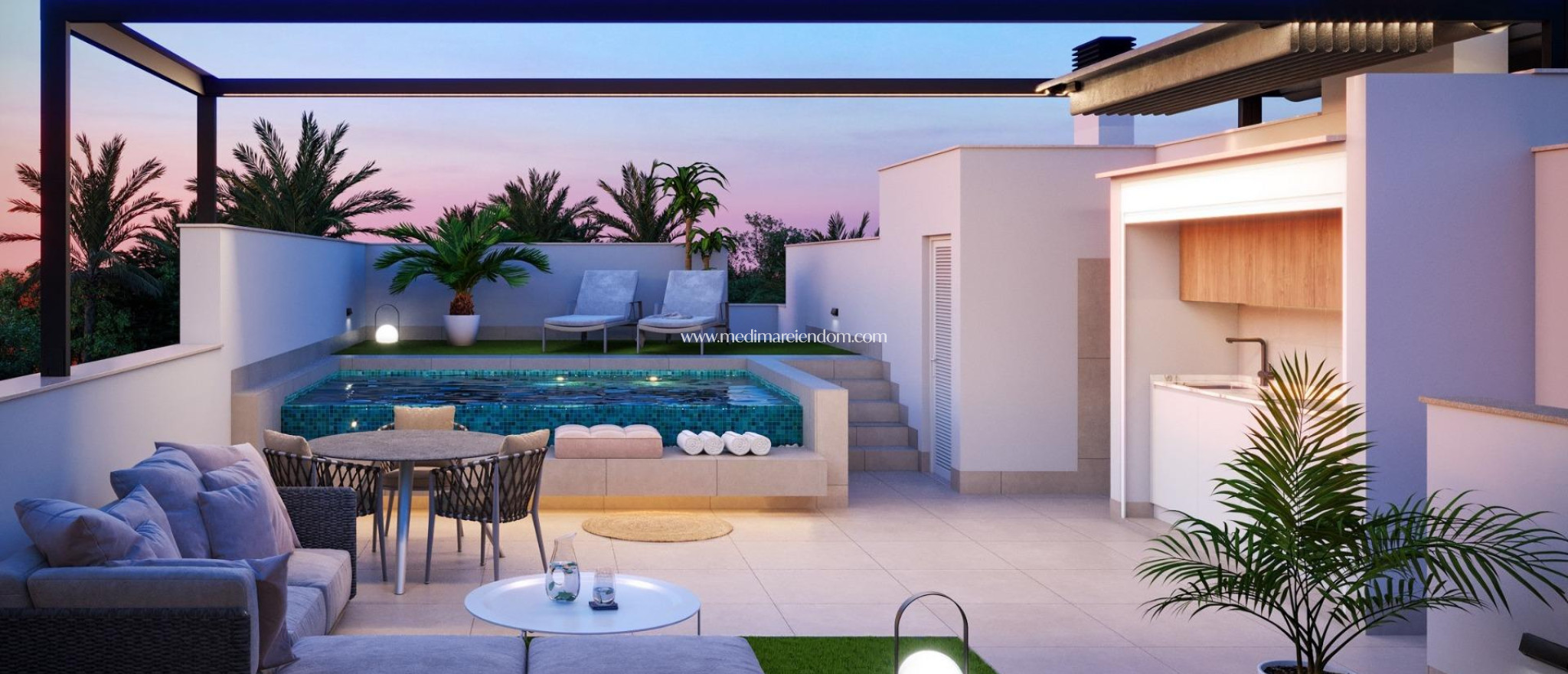 Obra Nueva - Bungalow - Pilar de la Horadada - parques de Andromeda