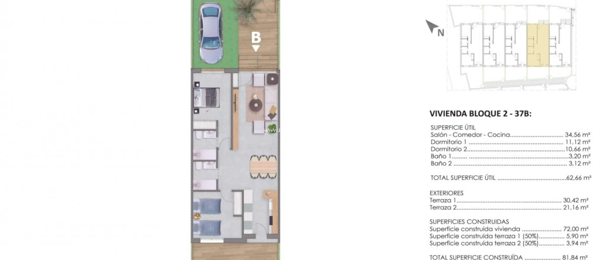 Obra Nueva - Bungalow - Pilar de la Horadada - pueblo