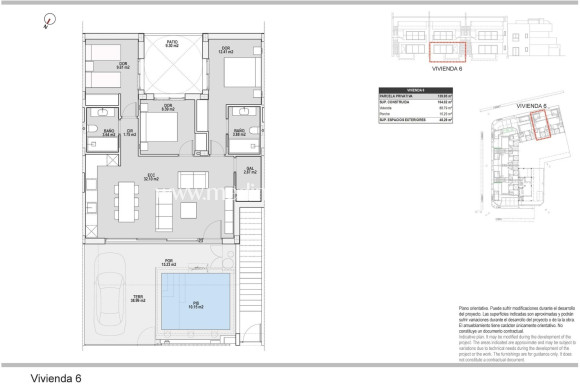 Obra Nueva - Bungalow - Pilar de la Horadada - pueblo