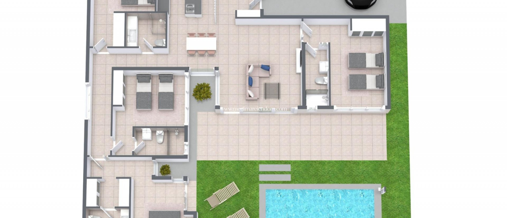 Obra Nueva - Villa - Banos y Mendigo - Altaona Golf