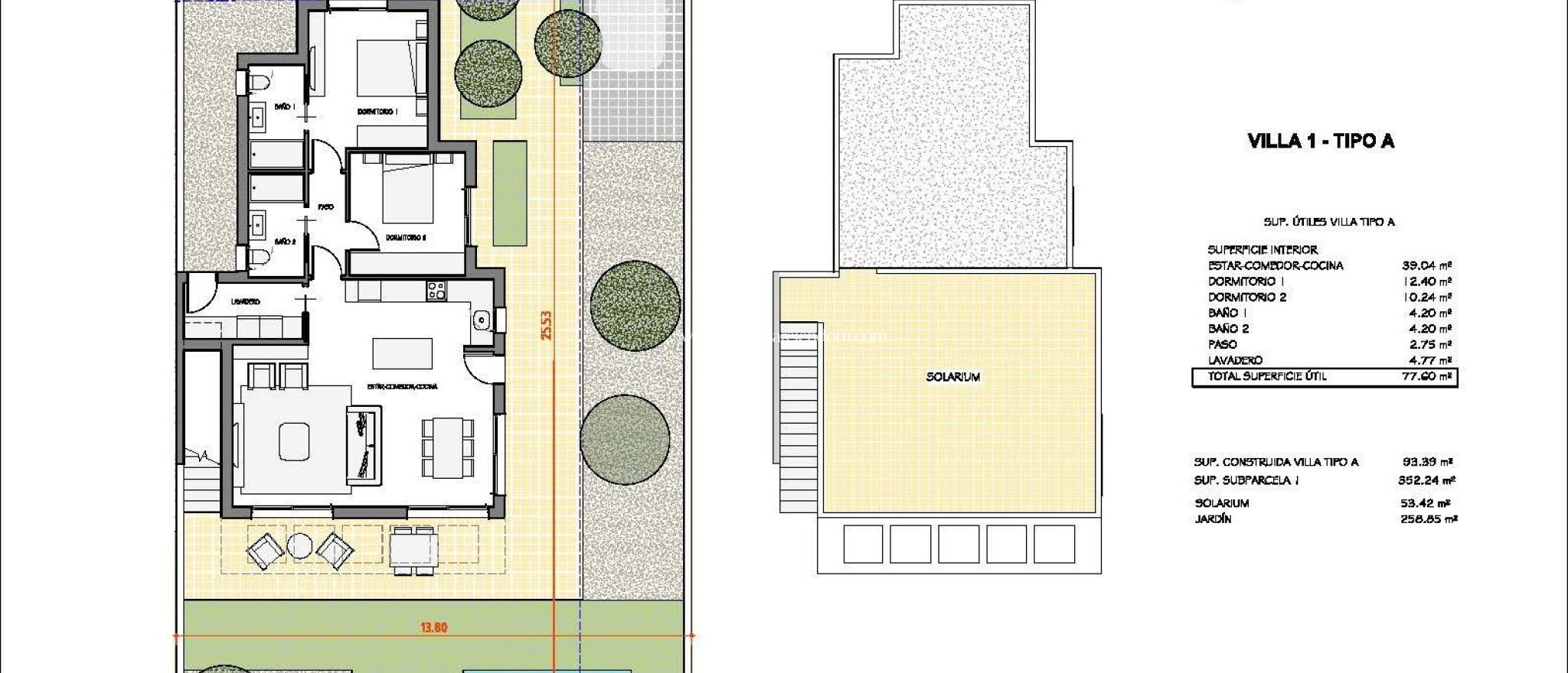 Obra Nueva - Villa - Fuente Álamo - Hacienda Del Álamo Golf