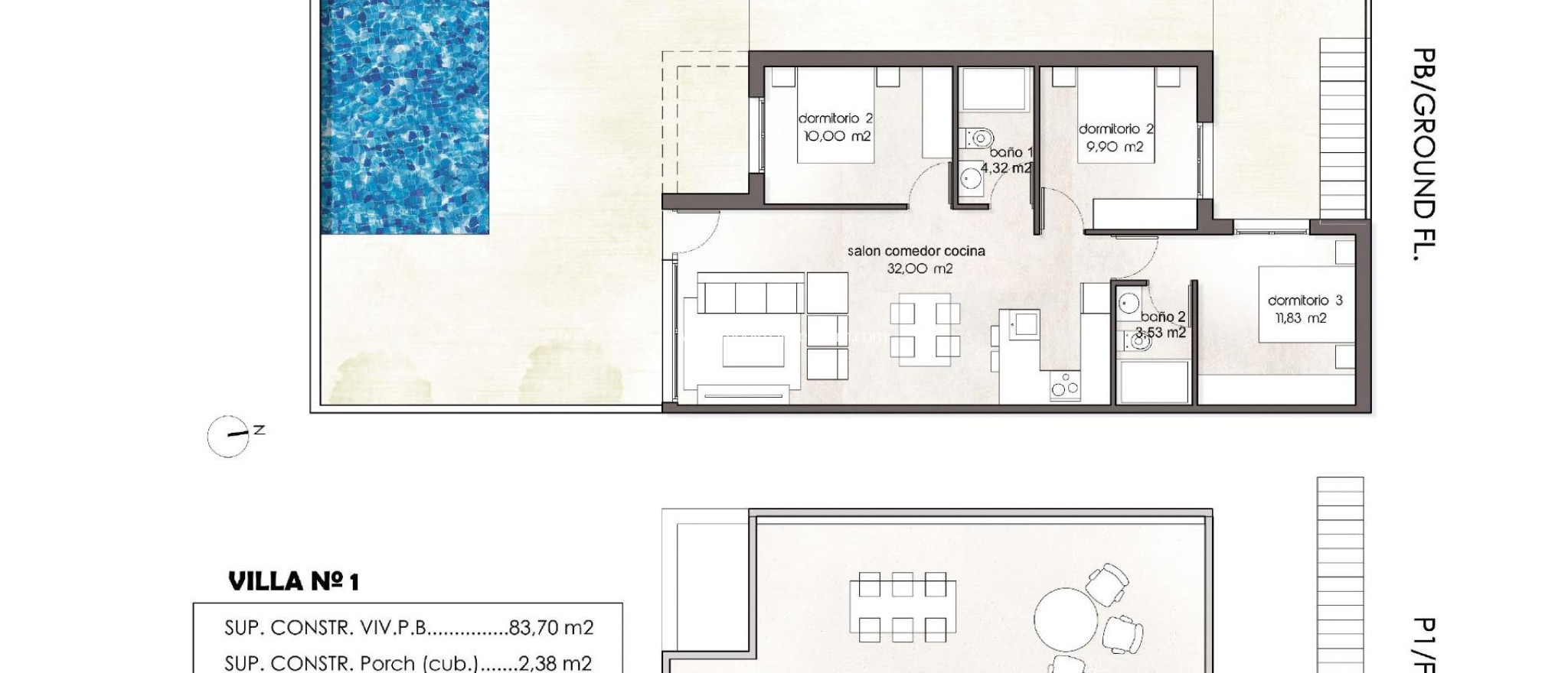 Obra Nueva - Villa - Pilar de la Horadada