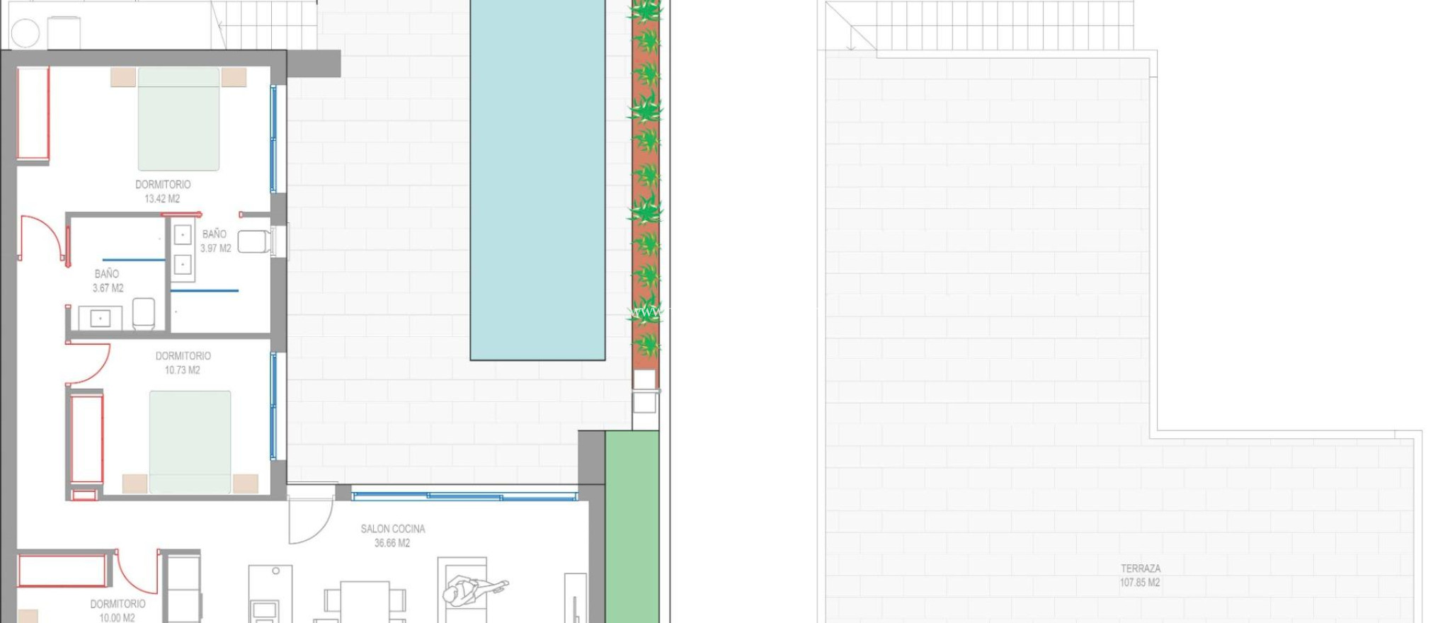 Obra Nueva - Villa - San Javier - Parque del doce