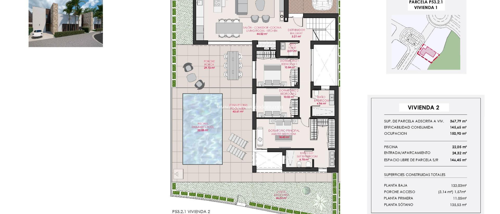 Obra Nueva - Villa - Torre Pacheco - Santa Rosalía