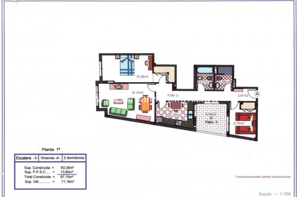 Revente - Appartement - San Pedro del Pinatar - Centro