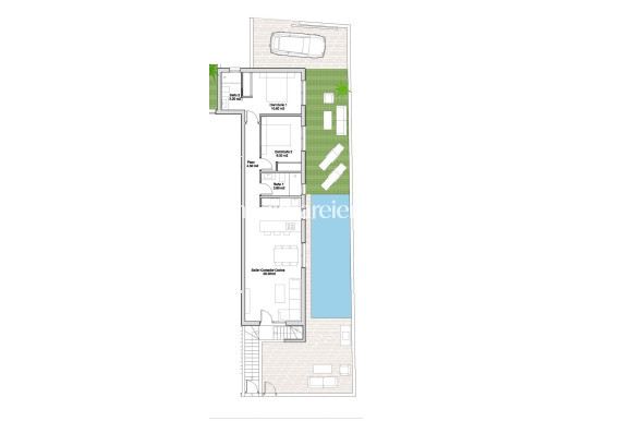 Nýbygging - Bungalow - Santiago de la Ribera - Santiago De La Ribera