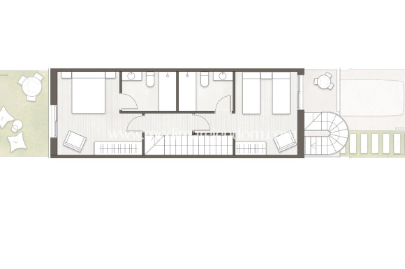 New build - Town House - Pilar de la Horadada - pueblo