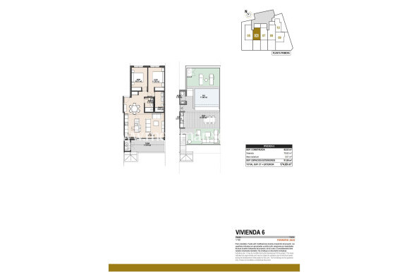 Obra Nueva - Bungalow - Pilar de la Horadada - parques de Andromeda