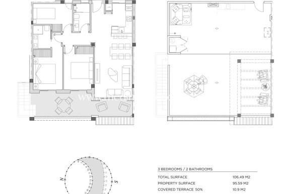 New build - Top Floor Bungalow - Rojales - Doña Pena