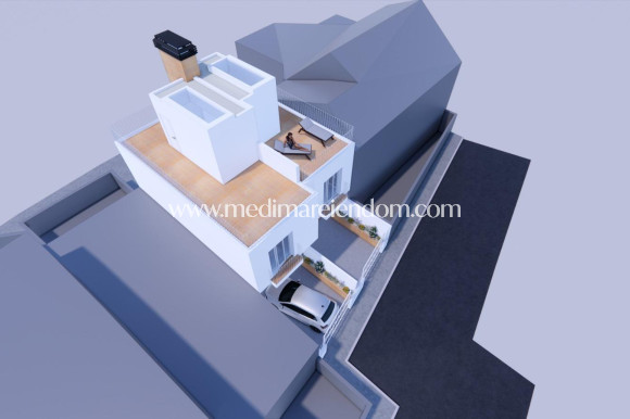 Nieuw gebouw - Geschakelde Woning - Cartagena - La Azohía