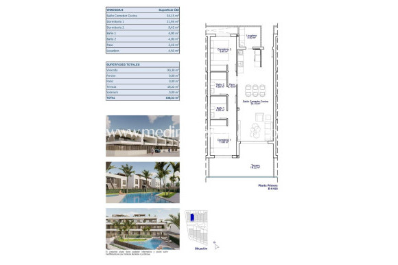Nowo zbudowane - Apartament - Pilar de la Horadada - pueblo