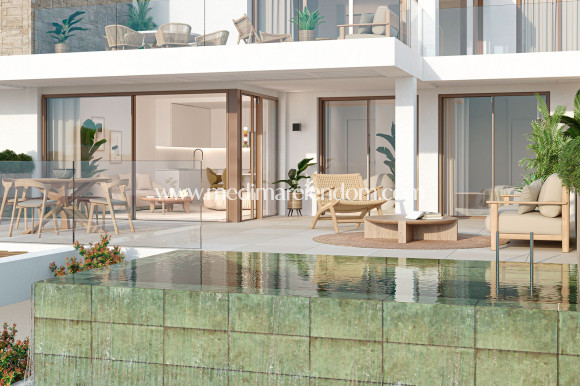 Obra Nueva - Apartamento en planta baja - Urbanización Riviera Sol