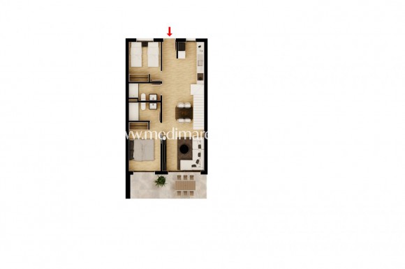 Nowo zbudowane - Apartament - Gran Alacant