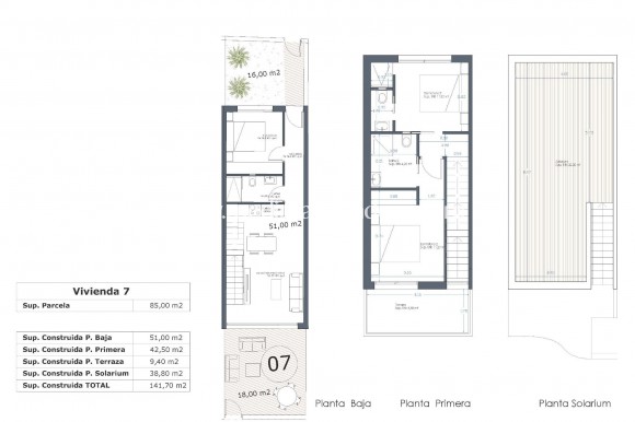 Nybyggnad - Town House - Orihuela Costa - Los Dolses